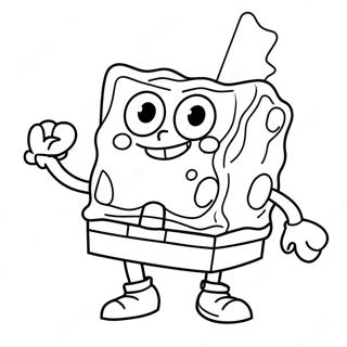 Halloween Spongebob Kleurplaten