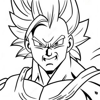 Super Saiyan Gogeta In Gevecht Kleurplaat 8767-7170