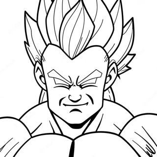 Super Saiyan Gogeta In Gevecht Kleurplaat 8767-7172