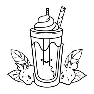 Milkshake Kleurplaat 8796-7189