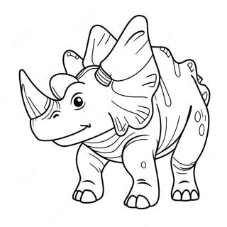 Triceratops Kleurplaten