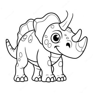 Triceratops Kleurplaat 8956-7318