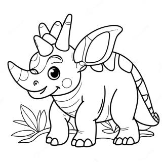 Triceratops Kleurplaat 8956-7319