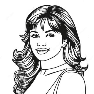 Kleurplaat Van Selena Quintanilla 9006-7358