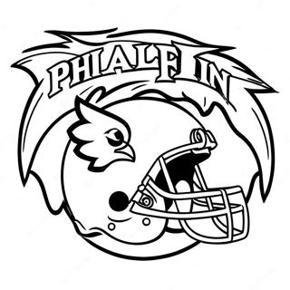 Philadelphia Eagles Logo Kleurplaat 901-718