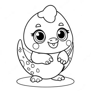 Hatchimal Kleurplaat 9086-7424