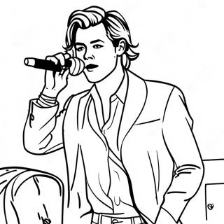 Harry Styles In Concert Kleurplaat 9197-7514