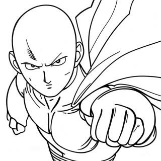 One Punch Man Kleurplaat 9306-7598