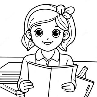 Dork Diaries Kleurplaat 9466-7723