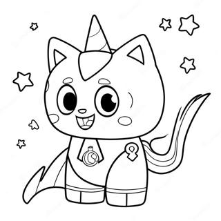 Unikitty Kleurplaat 9626-7850