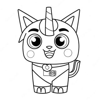 Unikitty Kleurplaat 9626-7851