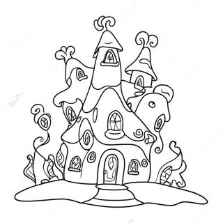 Whoville Huizen Kleurplaat 9826-8019