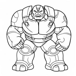 Hulk Buster Kleurplaten