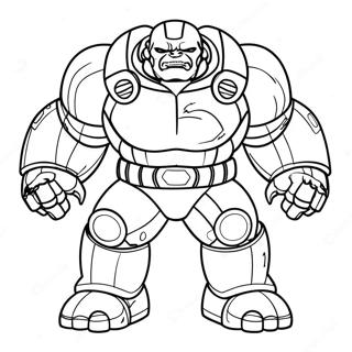 Hulk Buster Kleurplaat 9866-8115